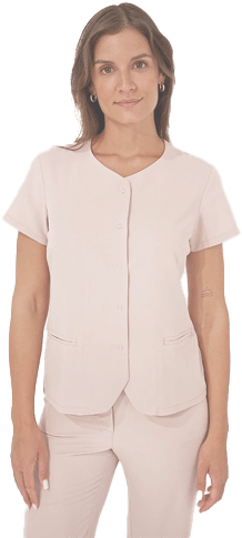 Bluzka medyczna damska beż nude BZ 01