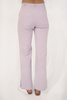 Women's medical trousers with wide legs SE 76, lavender, Elegant Stretch