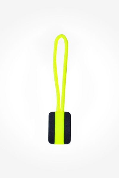 Zip-tags for Speedway or Speedway Lady fleece (4 pcs.), neon yellow