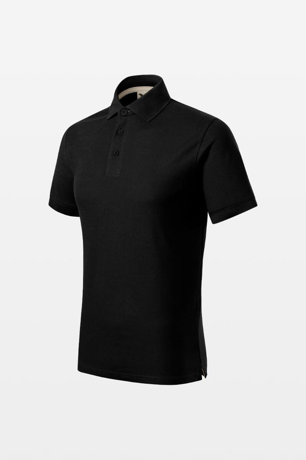 Men's polo shirt Malfini PRIME (GOTS) 234, black