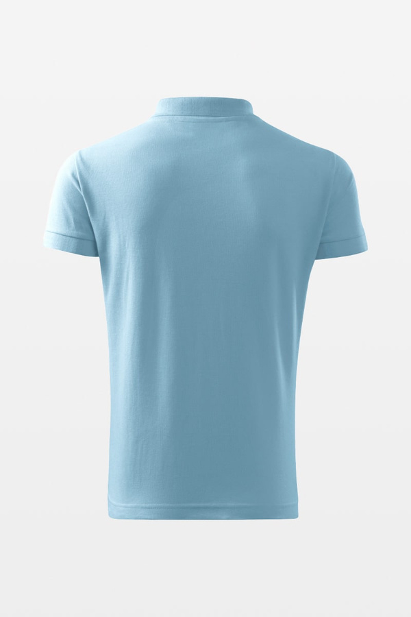 Koszulka polo męska błękitna Malfini COTTON 212