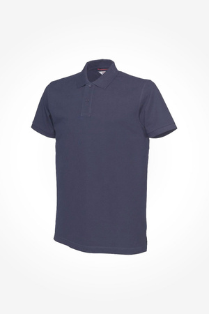 Men's cotton polo shirt PARKES, navy blue