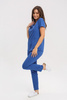 Women's Scrub Pants SE 96, royal blue, Elegant Stretch
