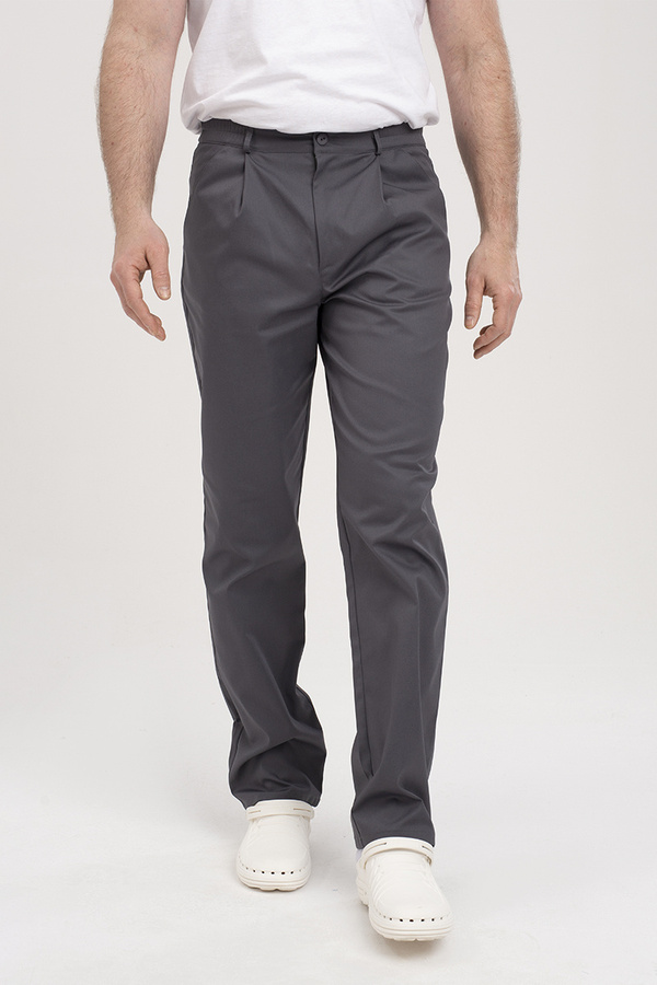 Men's medical trousers SE 74, graphite, Premium Stretch