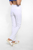 Spodnie medyczne damskie białe SE 79, Premium