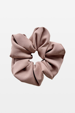 Gumka do włosów scrunchie mokka