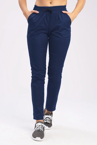 Spodnie medyczne damskie jasnogranatowe SE 93, Comfort Stretch