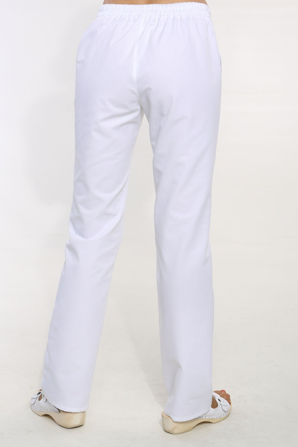 Women's medical trousers SE 77, white, Premium