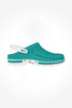 Operating Room Clogs Wock Clog 06 with strap, green and white, unisex