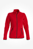 Women's zip-up fleece sweatshirt Speedway Lady, red