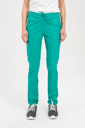 Women's medical trousers SE 92, intensive green, Comfort Stretch