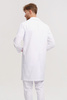 White men's medical lab coat FA 46, long sleeve, Premium