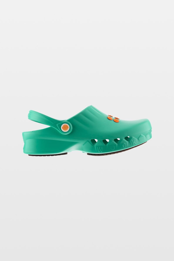 Medical footwear in EVA foam Wock Nube 05, green, unisex