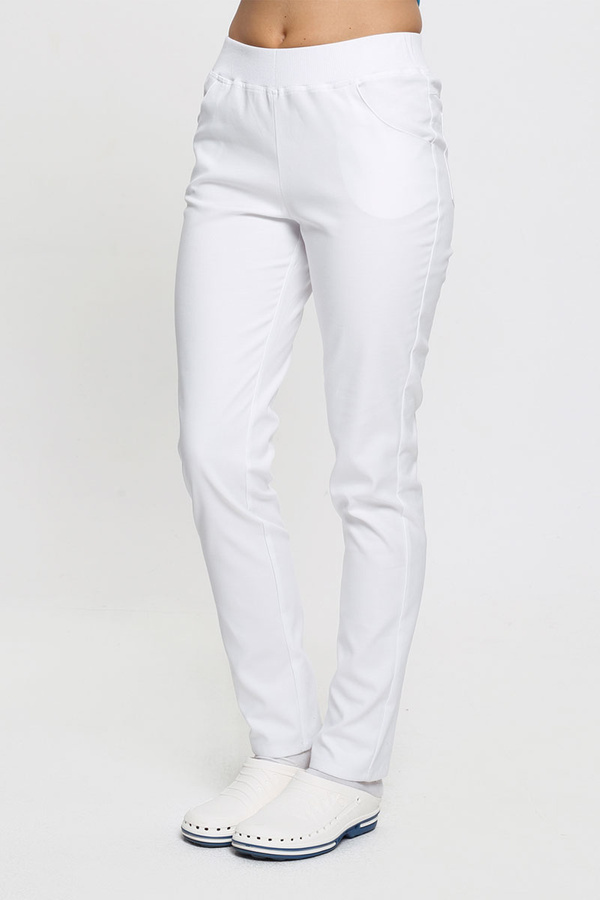 Women's medical trousers SE 71, fuchsia, Premium Stretch