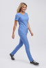 Dopasowana bluza medyczna damska classic blue BL 62 scrubs Elegant Stretch, Elegant Stretch