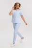 Women's Scrub Pants SE 96, baby blue, Elegant Stretch