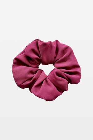 Gumka do włosów scrunchie rubinowa