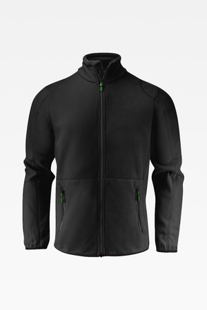 Bluza medyczna polarowa męska zapinana na zamek czarna Speedway