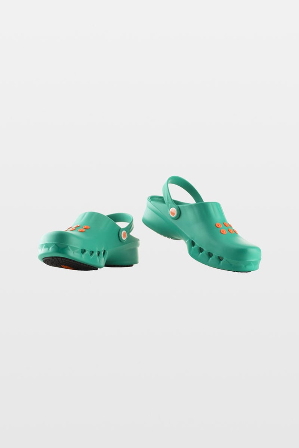 Medical footwear in EVA foam Wock Nube 05, green, unisex