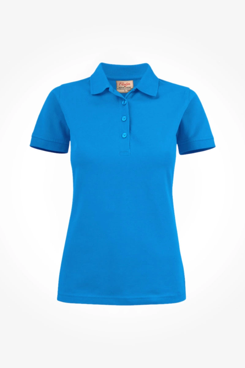 Women's polo shirt SURF LADY STRETCH, ocean blue Marine blue