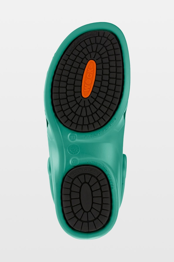 Medical footwear in EVA foam Wock Nube 05, green, unisex