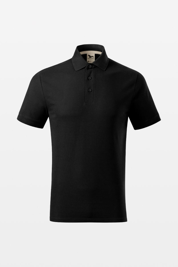 Men's polo shirt Malfini PRIME (GOTS) 234, black