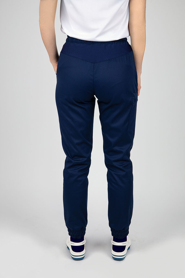 Women's medical trousers SE 90, navy blue