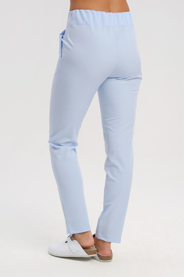Women's Scrub Pants SE 96, baby blue, Elegant Stretch
