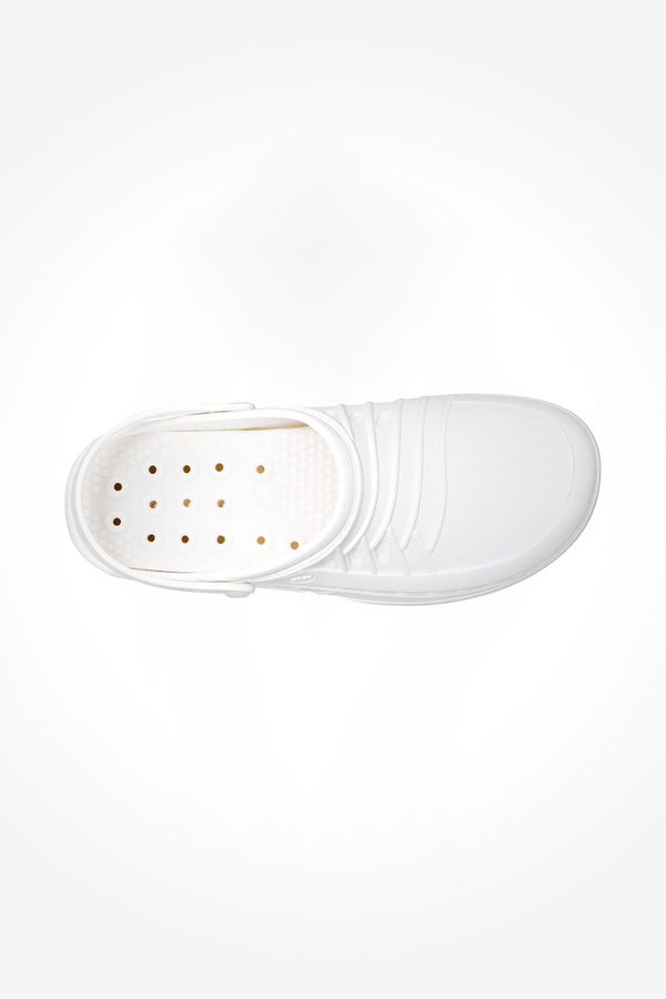 Obuwie operacyjne Wock Clog 10 z paskiem, buty medyczne białe unisex