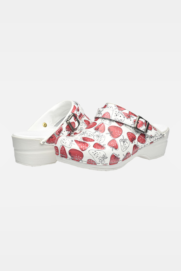 Women's clogs Sanita San Flex - Strawberry