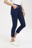 Spodnie medyczne damskie granatowe SE 72, Premium Stretch