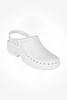 Obuwie operacyjne Wock Clog 10 z paskiem, buty medyczne białe unisex