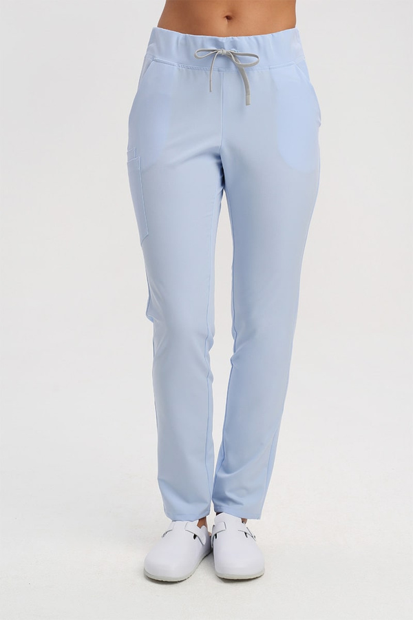 Women's Scrub Pants SE 96, baby blue, Elegant Stretch