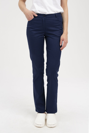 Women's medical trousers SE 70, navy blue, Premium