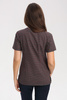Women's medical blouse BL 55, pattern Hearts, short sleeve