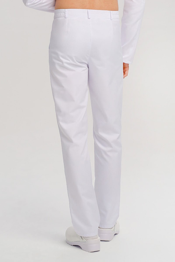 Men's medical trousers SE 74, white, Premium