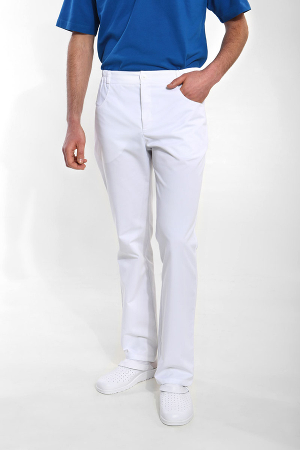 Men's medical trousers SE 80, graphite, Premium Stretch