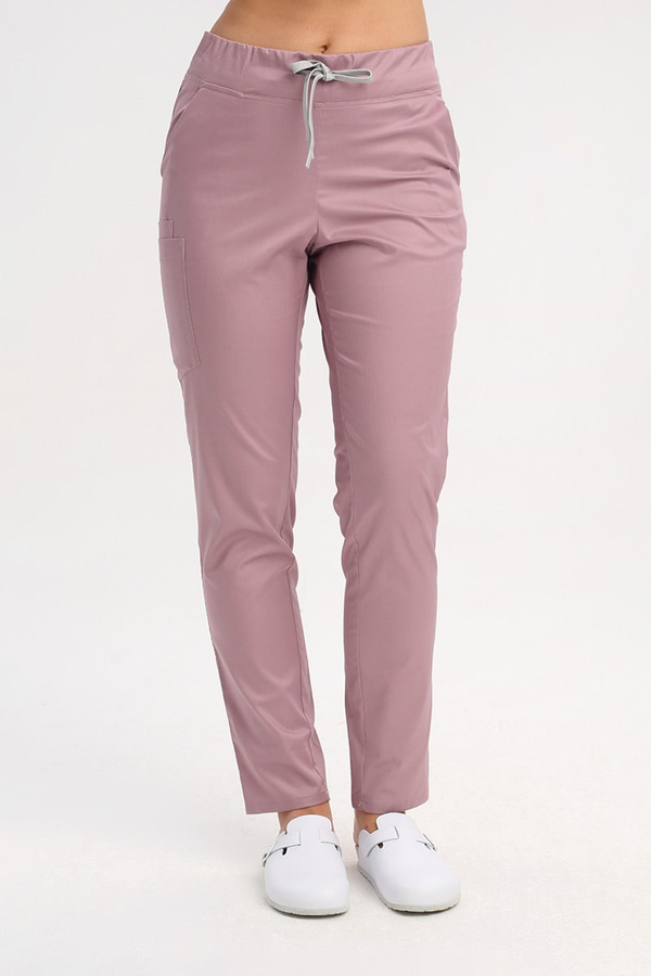 Women's medical trousers SE 92, elderberry, Comfort Stretch