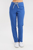 Women's Scrub Pants SE 96, royal blue, Elegant Stretch