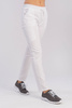 Spodnie medyczne damskie białe SE 93, Premium Stretch