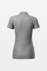 Women's polo shirt Malfini COTTON HEAVY 216, dark grey melange